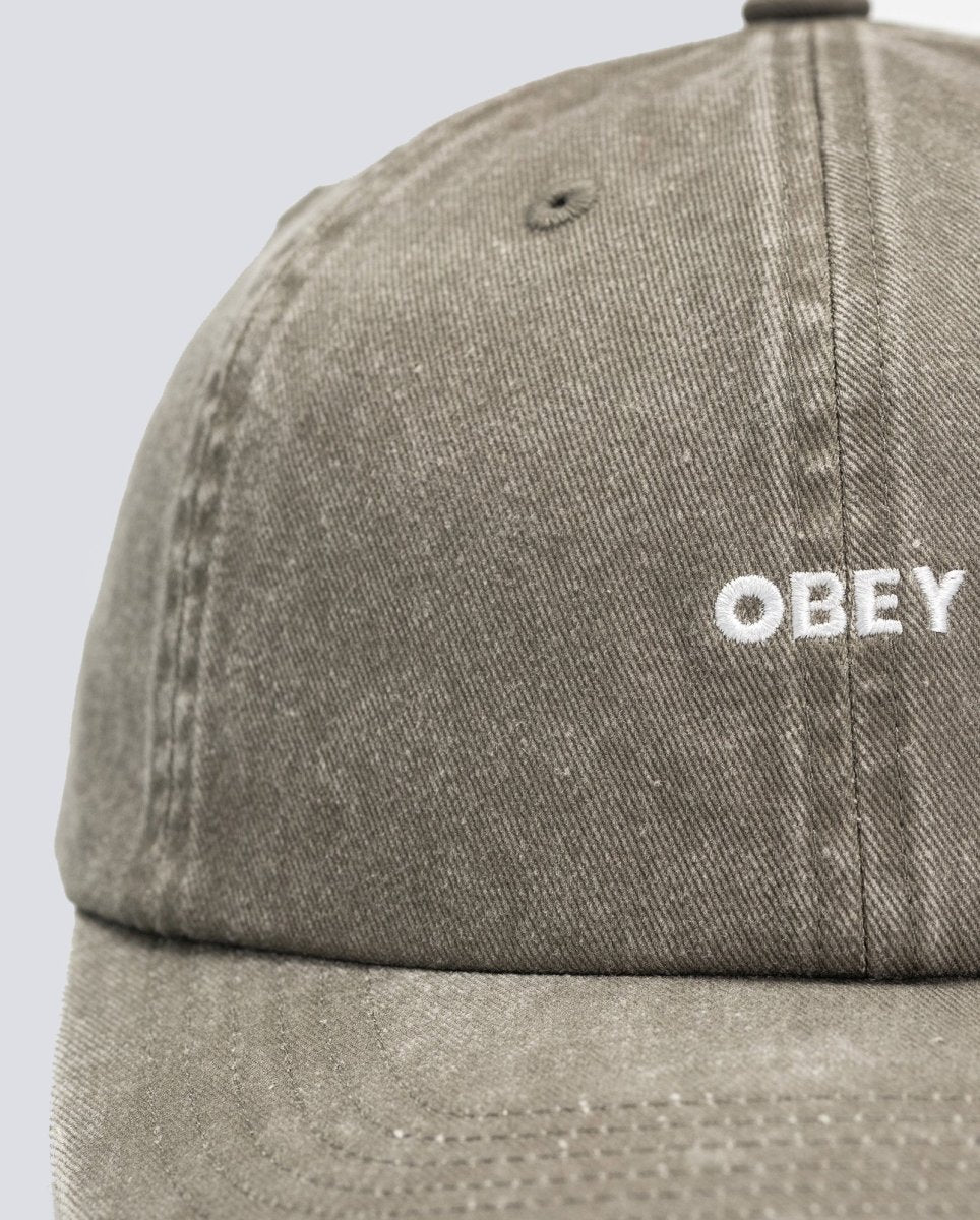 Gorra Obey Pigment Bold 6 Panel Strapback Verde Unisex - Image 2