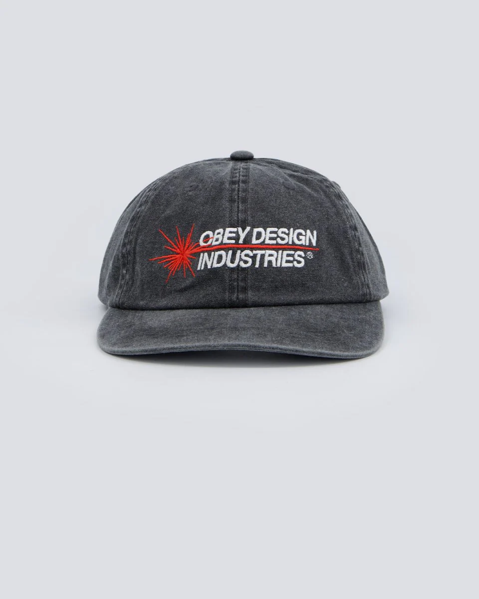 Gorra Obey Pigment Industries Gris Unisex