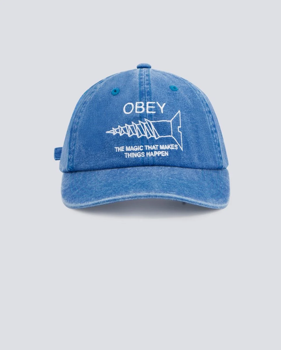 Gorra Obey Pigment Things Happen Strapbk Azul Unisex