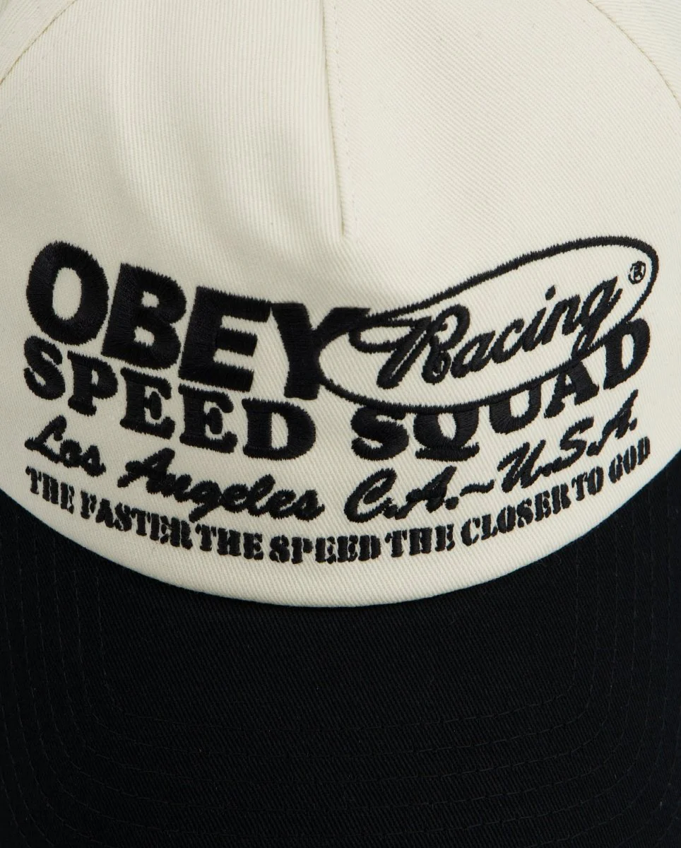Gorra Obey Speed Squad 5 Panel Negro Multicolor Unisex - Image 4