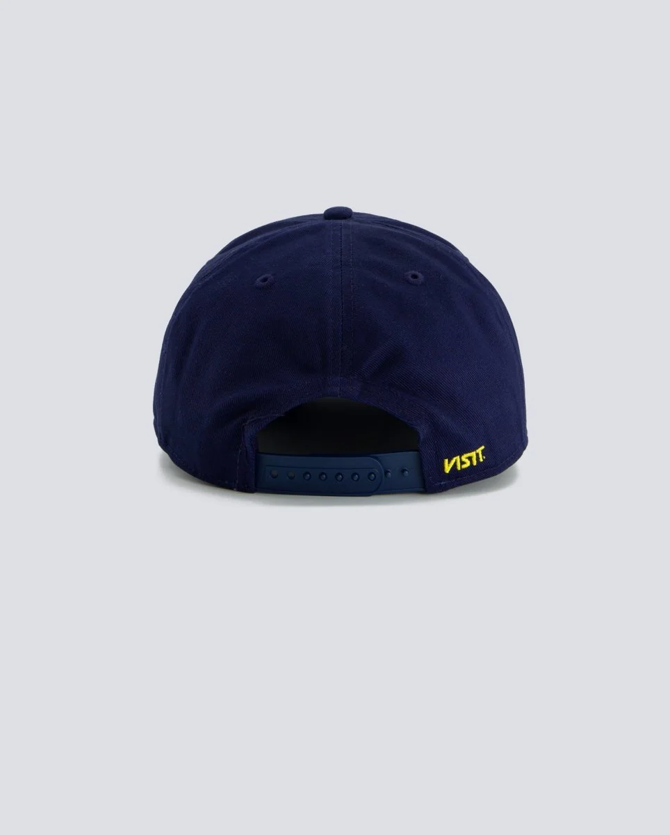 Gorra Visit Caps Bellecombe Azul y Amarillo Unisex - Image 3