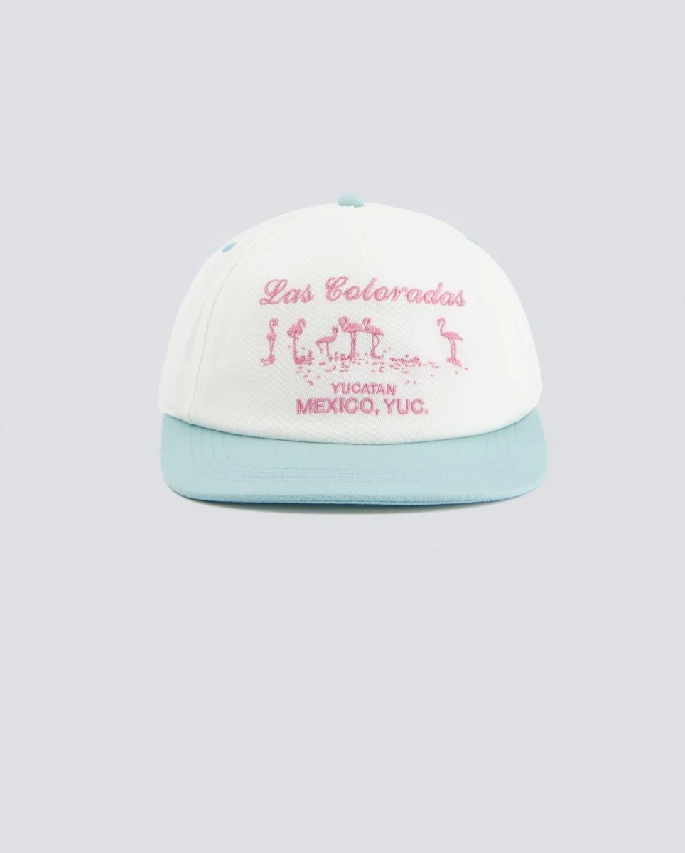 Gorra Visit Caps Las Coloradas Blanco y Azul Unisex