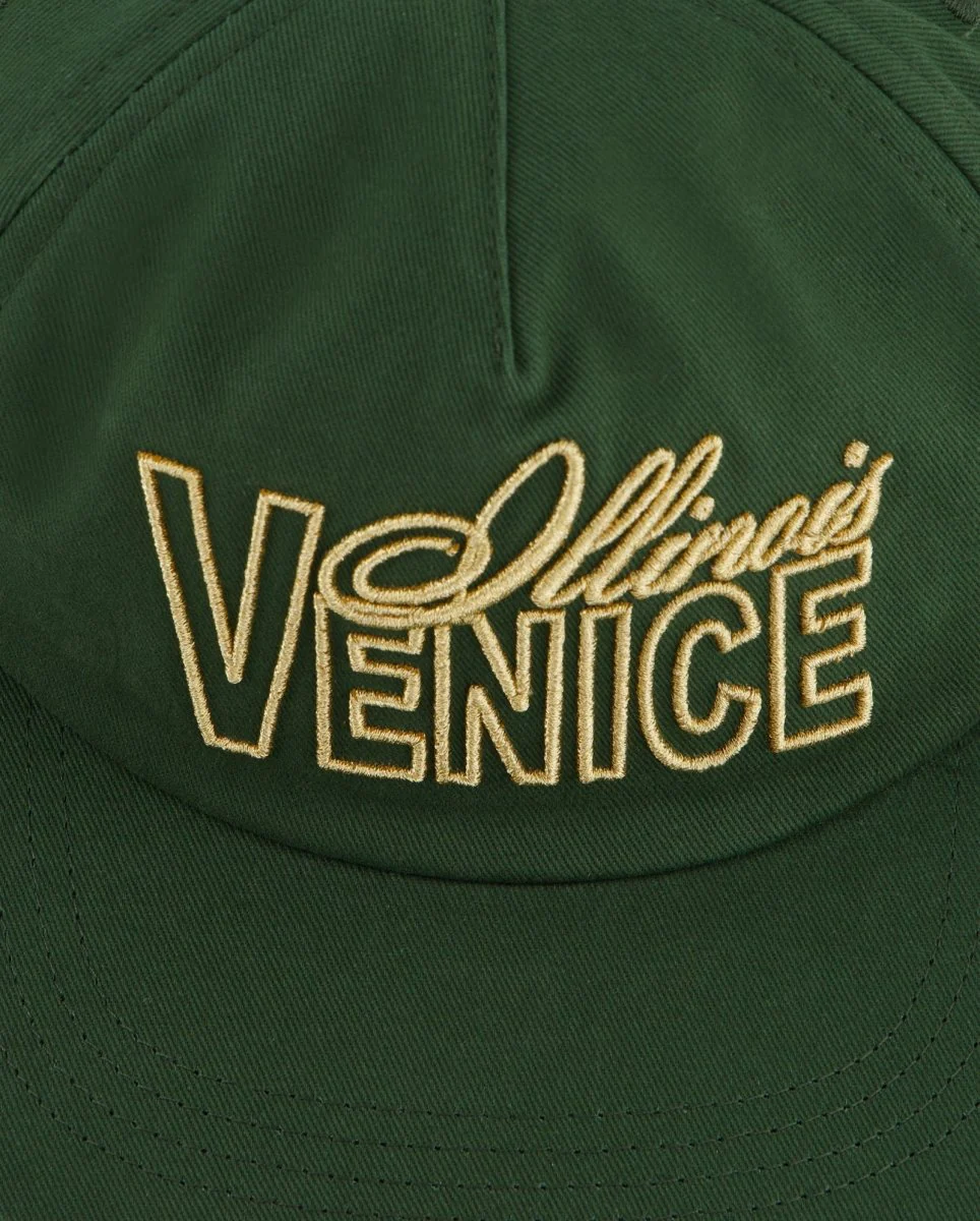 Gorra Visit Caps Venice Illinois Verde Unisex - Image 4