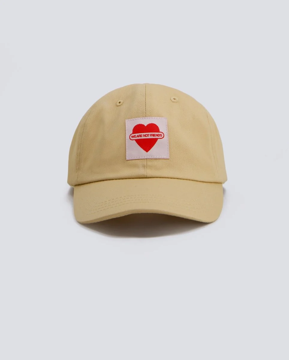 Gorra We Are Not Friends Union Biege Unisex