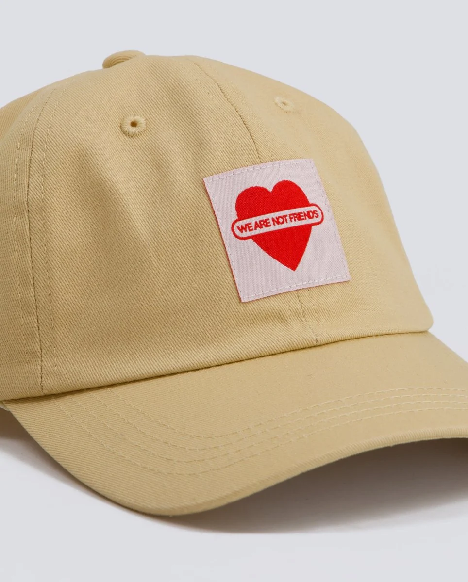 Gorra We Are Not Friends Union Biege Unisex - Image 3
