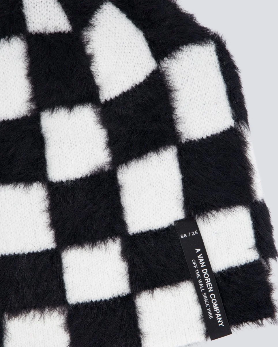 Gorro Vans Plaimor Beanie Blanco Y Negro Unisex - Image 2