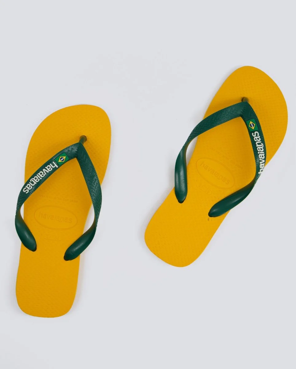 Havaianas Brasil Logo Amarillo Hombre - Image 3