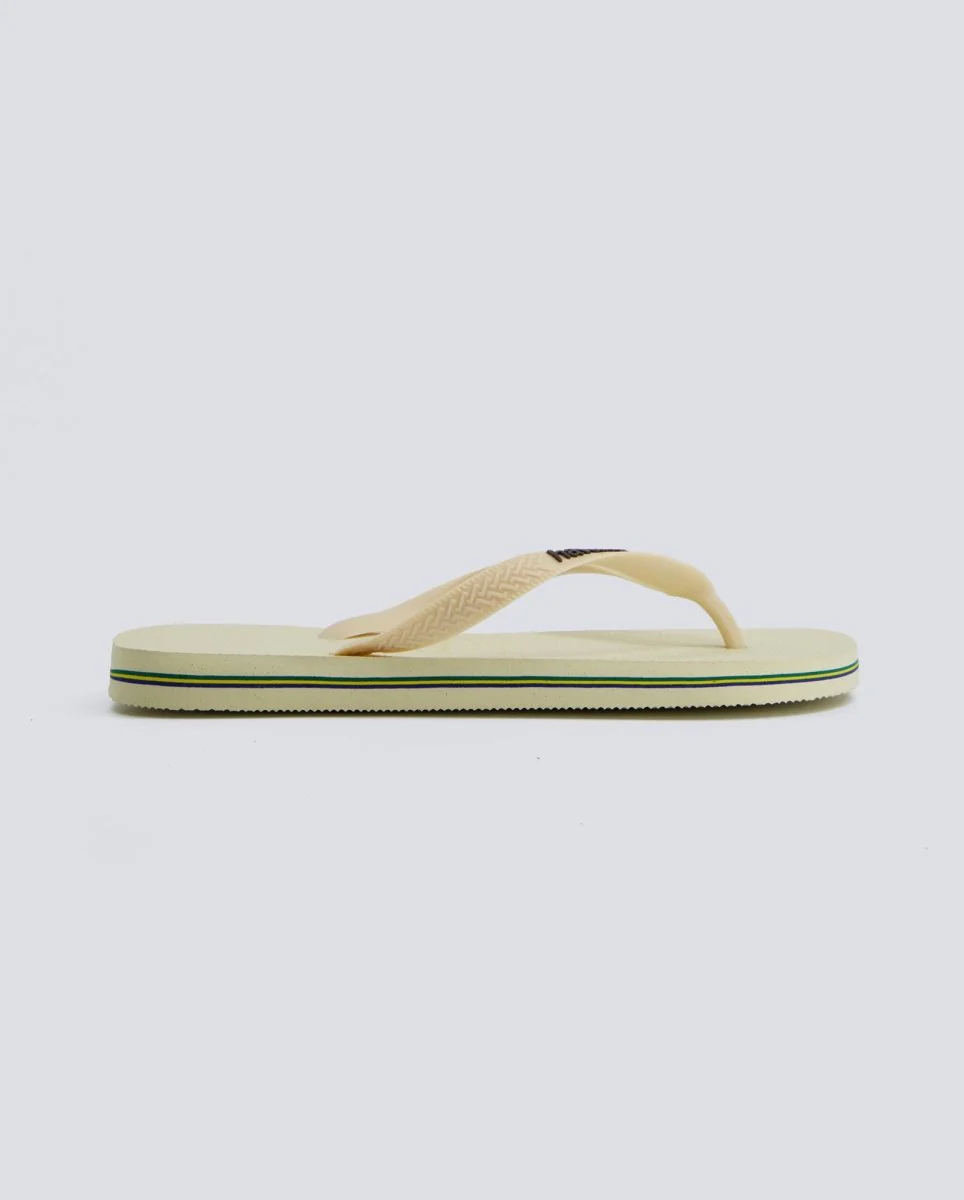 Havaianas Brasil Logo Crema Hombre