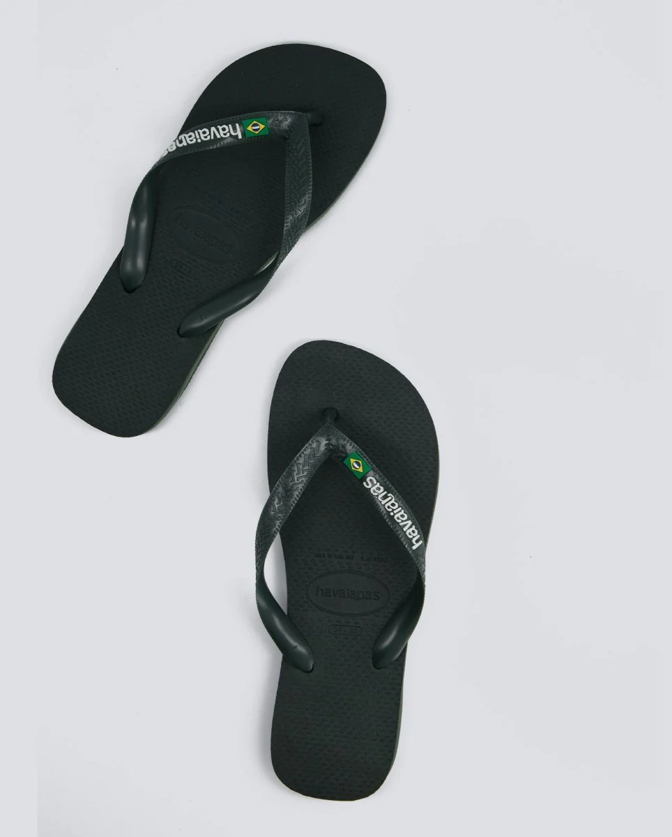 Havaianas Brasil Logo Verde Oscuro Hombre - Image 3