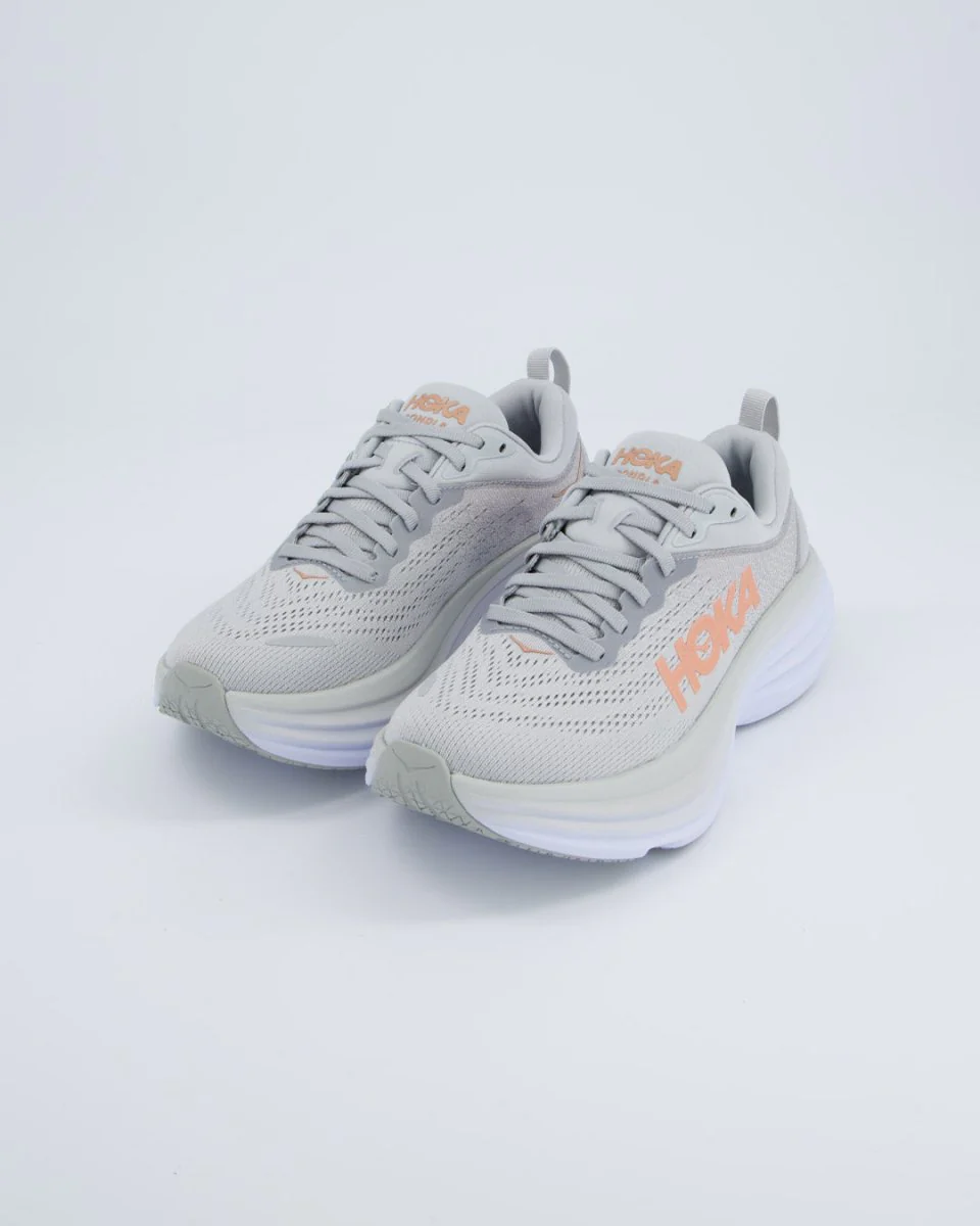 Hoka Bondi 8 Gris Mujer - Image 6