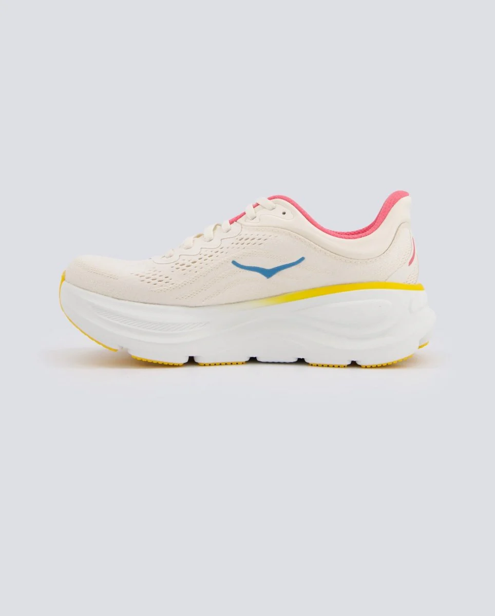 Hoka Bondi 9 Beige Y Amarillo Mujer - Image 4