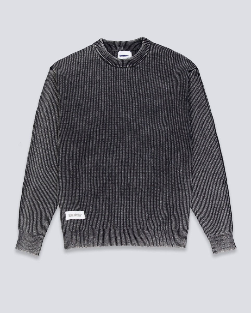 Jersey Butter Goods Bleach Knit Sweater Negro Unisex