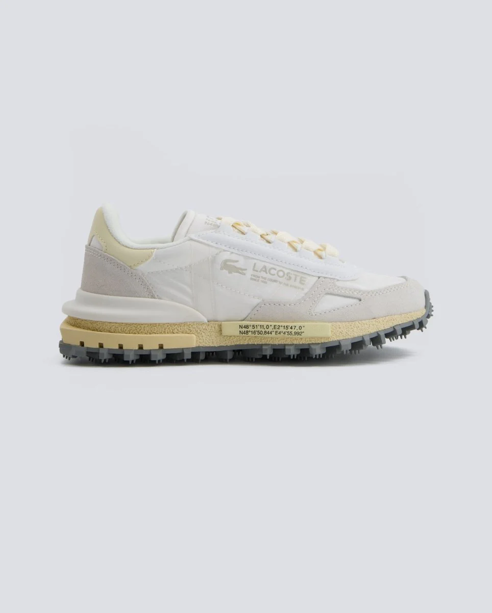 Lacoste Elite Active Blanco Amarillo Mujer
