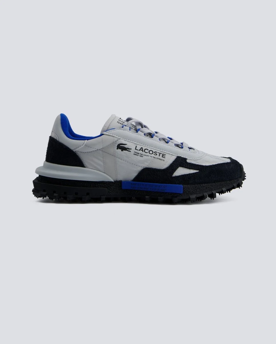 Lacoste Elite Active Gris y Azul Hombre