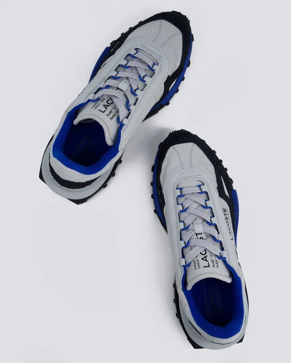 Lacoste Elite Active Gris y Azul Hombre - Image 5