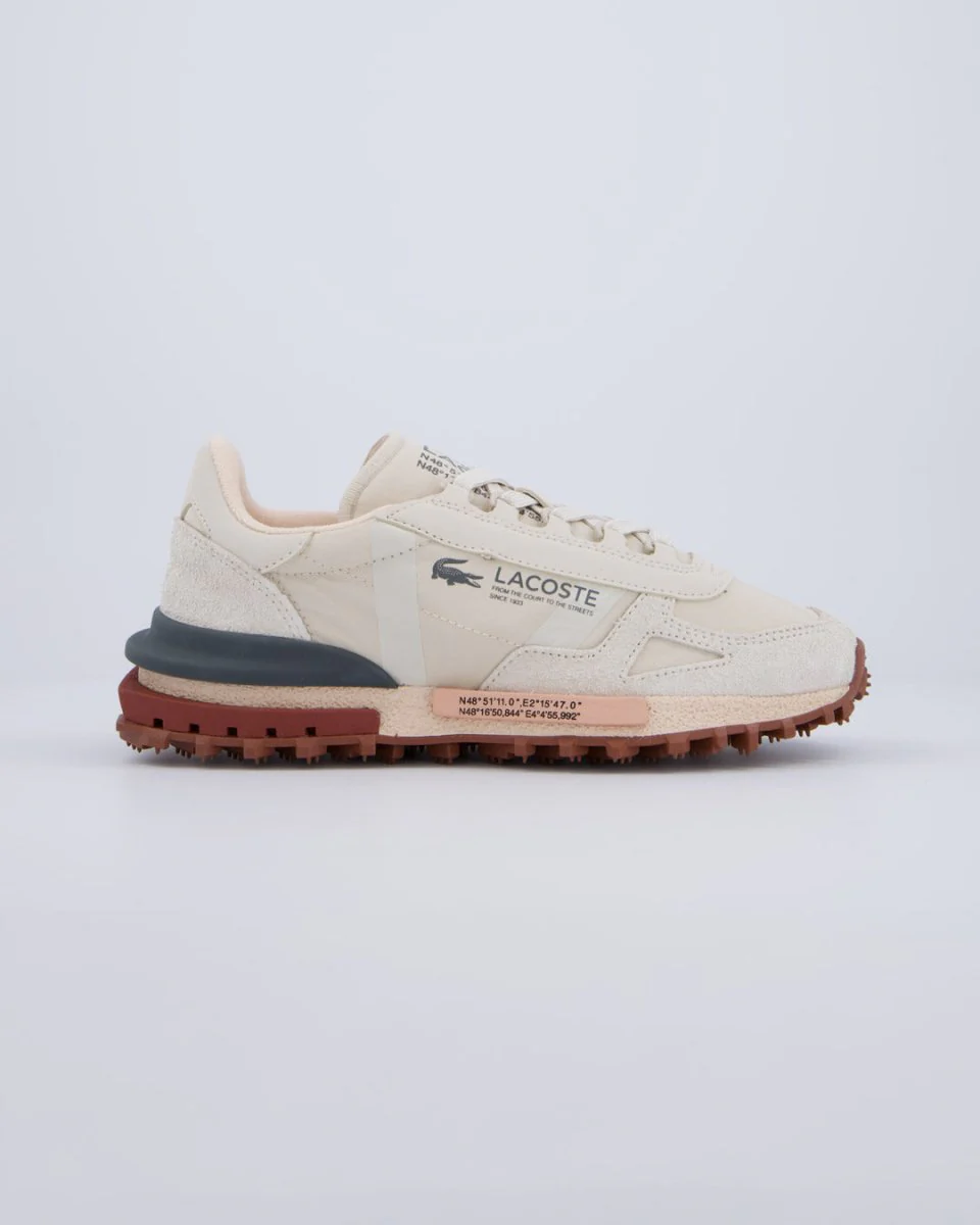 Lacoste Elite Crema Mujer