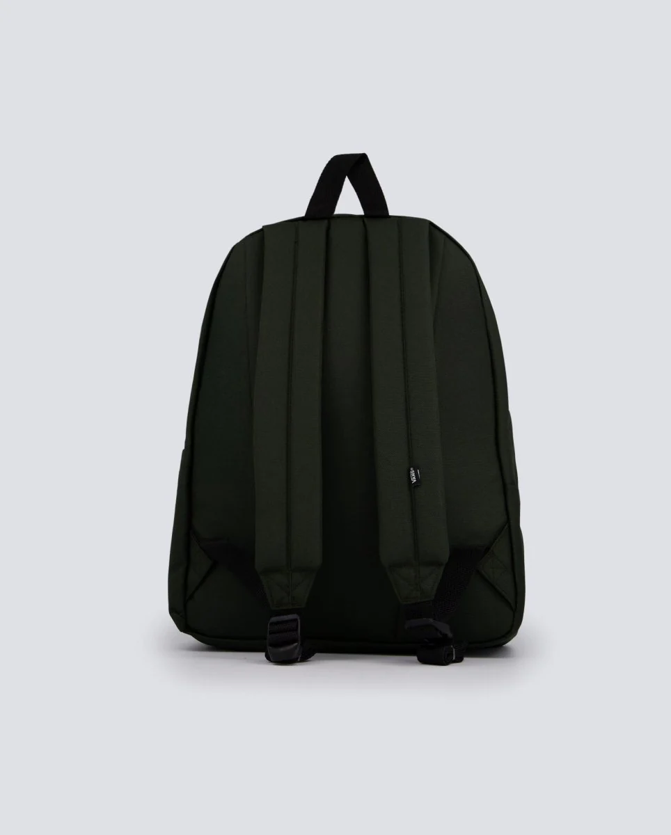 Mochila Vans Old Skool Drop V Verde Y Amarillo Unisex - Image 3