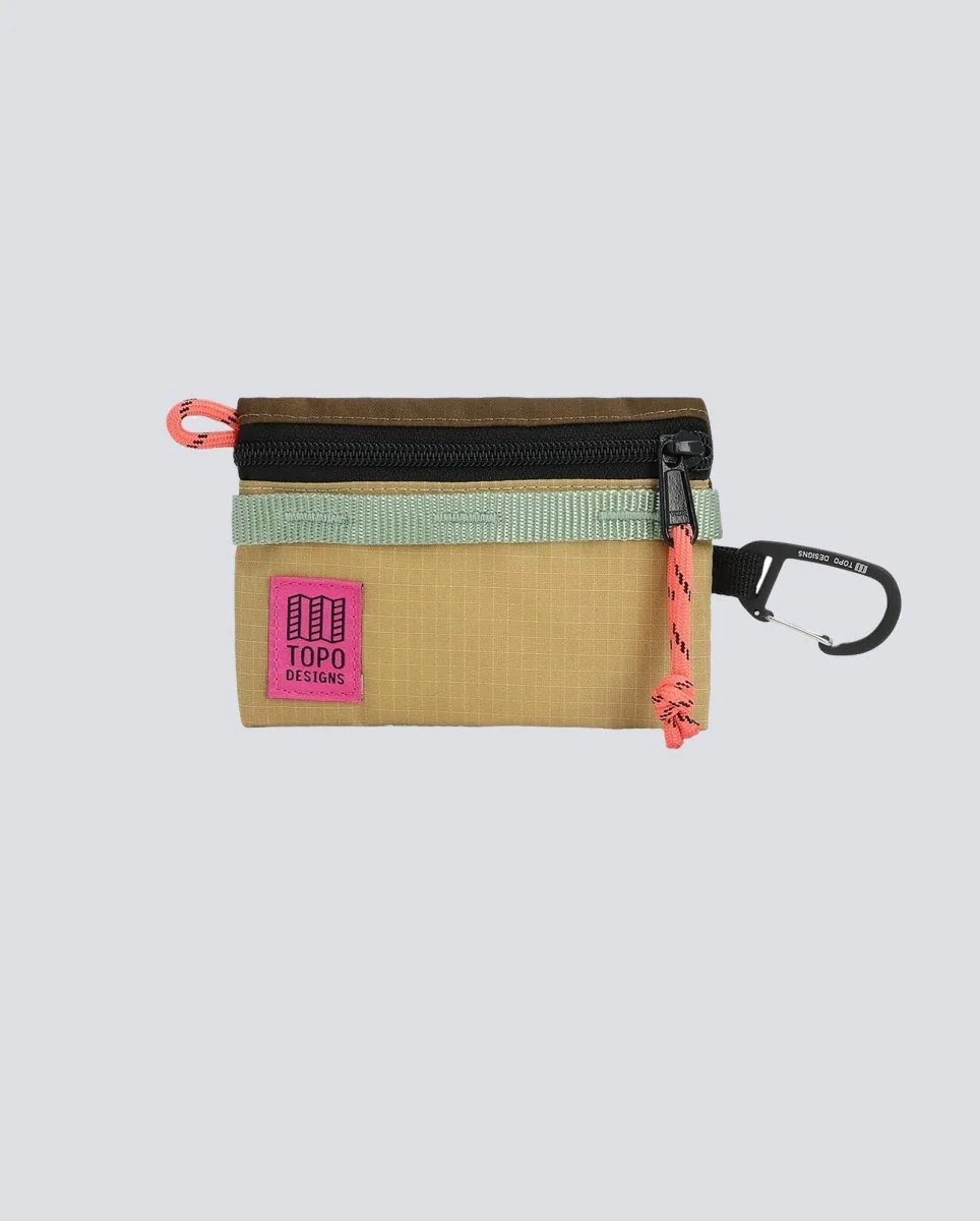 Monedero Topo Designs Micro Mountain Beige Unisex