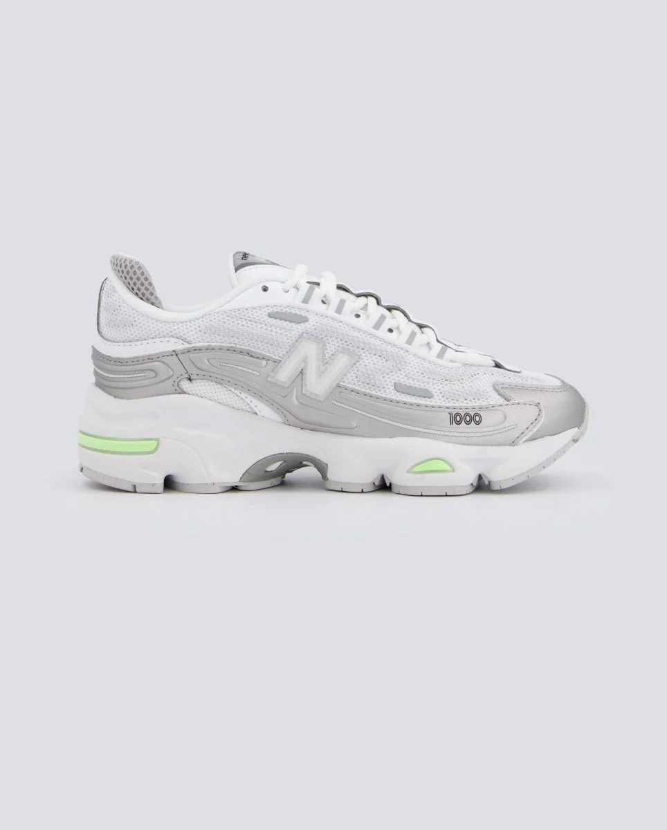 New Balance 1000 Mint Flash Blanco Y Plateado Hombre