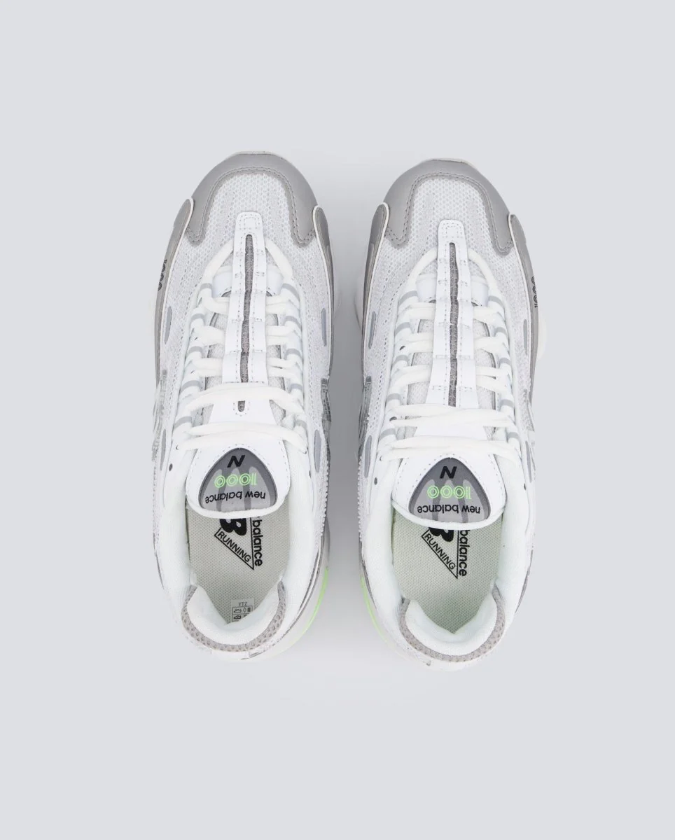 New Balance 1000 Mint Flash Blanco Y Plateado Hombre - Image 3