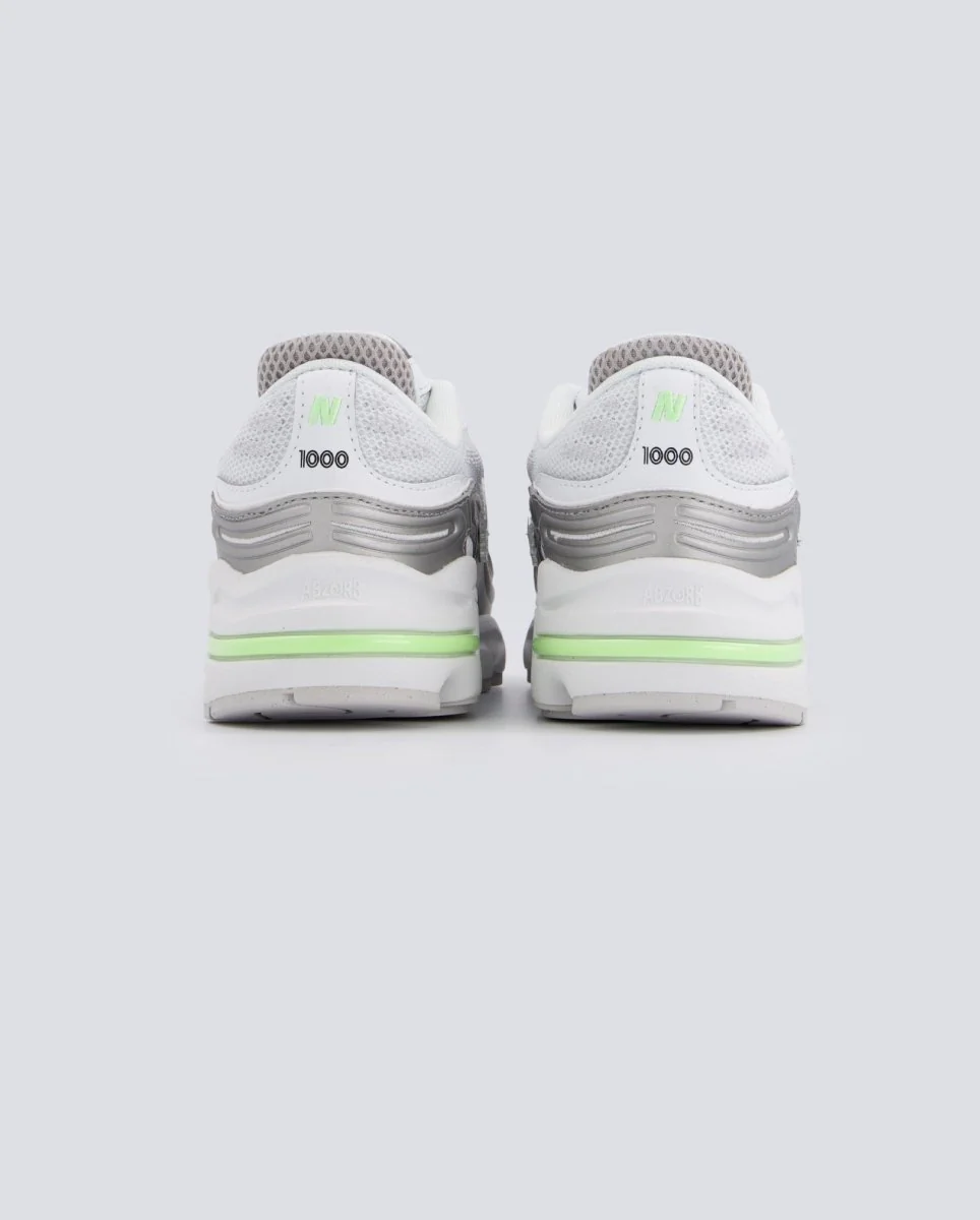 New Balance 1000 Mint Flash Blanco Y Plateado Hombre - Image 6