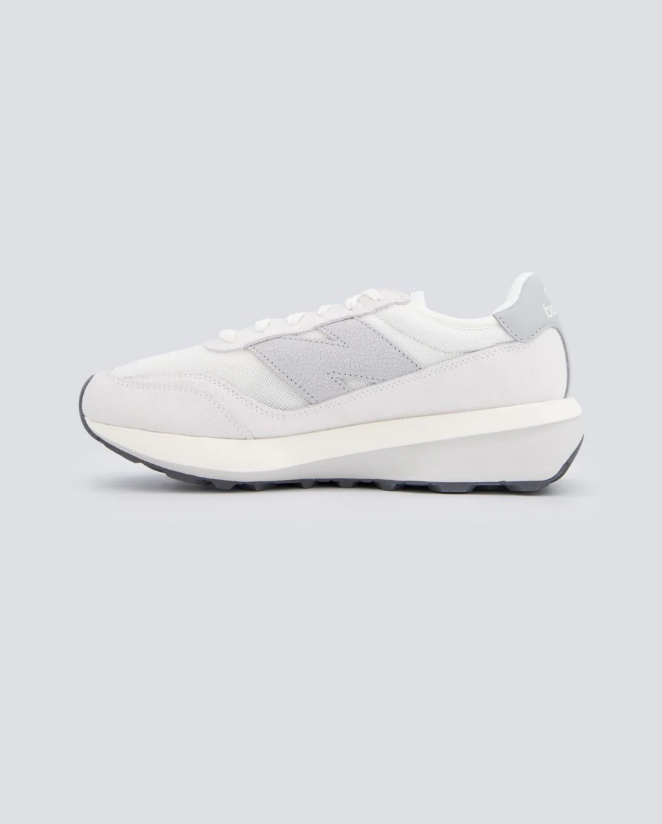 New Balance 370 Blanco Y Gris Mujer - Image 4