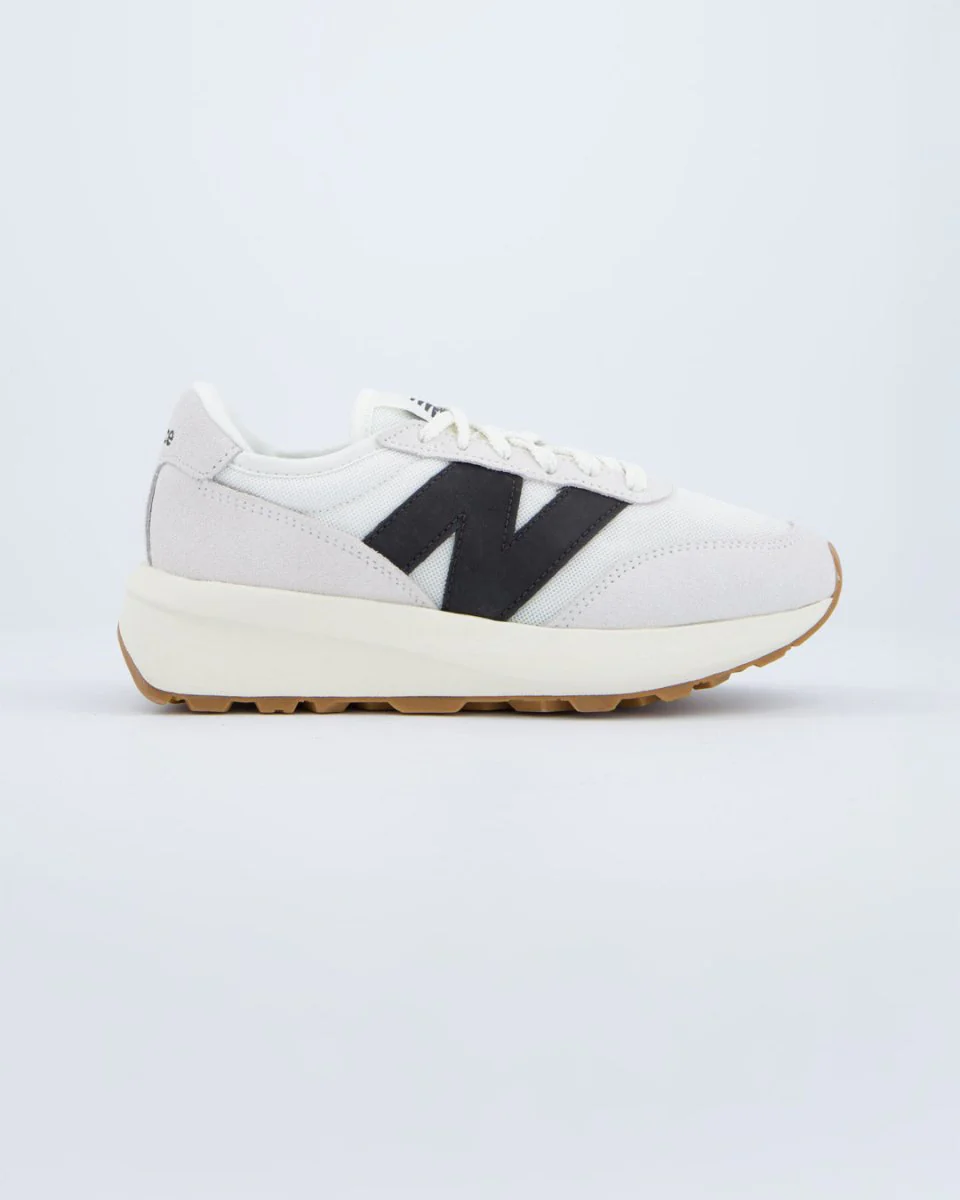 New Balance 370 Blanco Y Negro Hombre