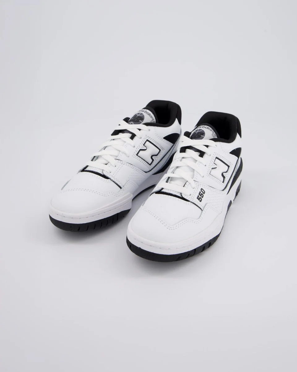 New Balance 550 Negro Y Blanco Mujer - Image 6