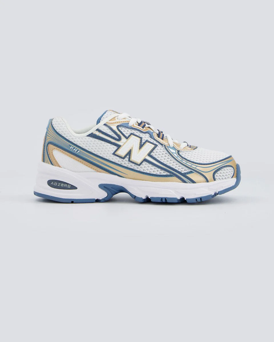 New Balance 740 Azul y Dorado Mujer