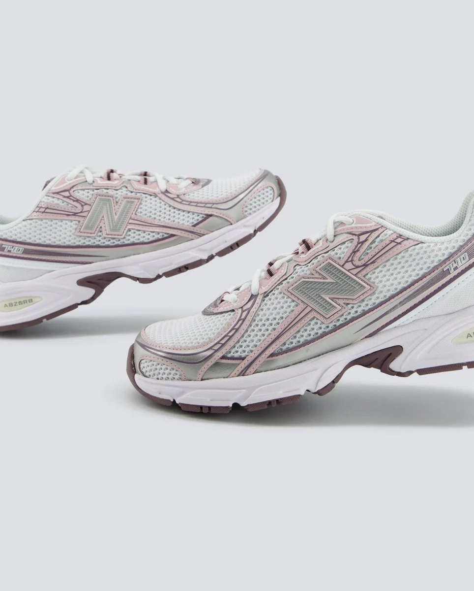 New Balance 740 Blanco y Rosa Mujer - Image 2