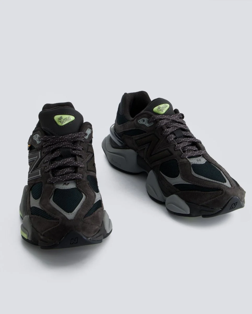 New Balance 9060 Negro y Verde Hombre - Image 6