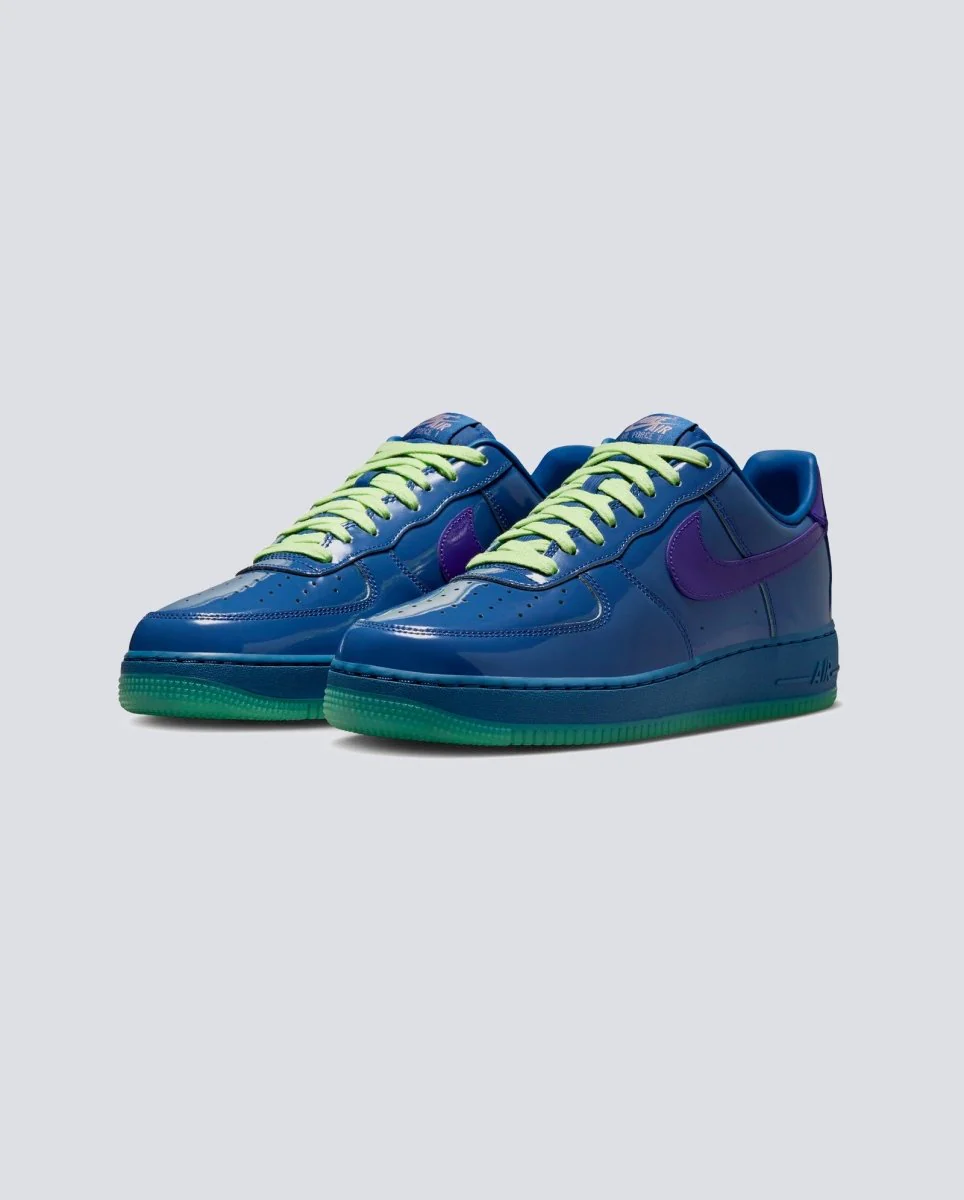 Nike Air Force 1 Low Patent Leather azul hombre - Image 3