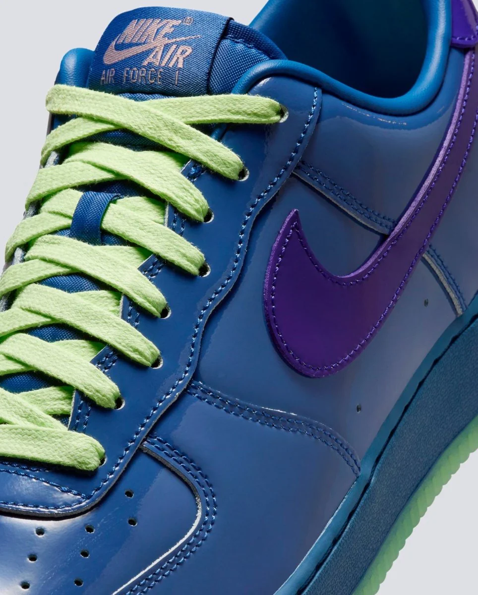 Nike Air Force 1 Low Patent Leather azul hombre - Image 4