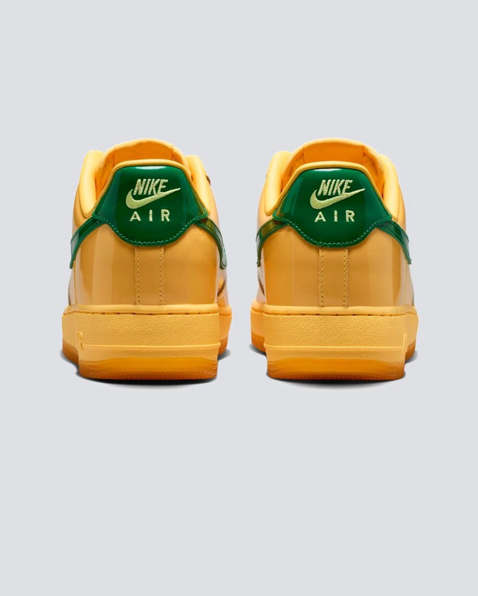 Nike Air Force 1 Low Patente Leather Amarillo Hombre - Image 3