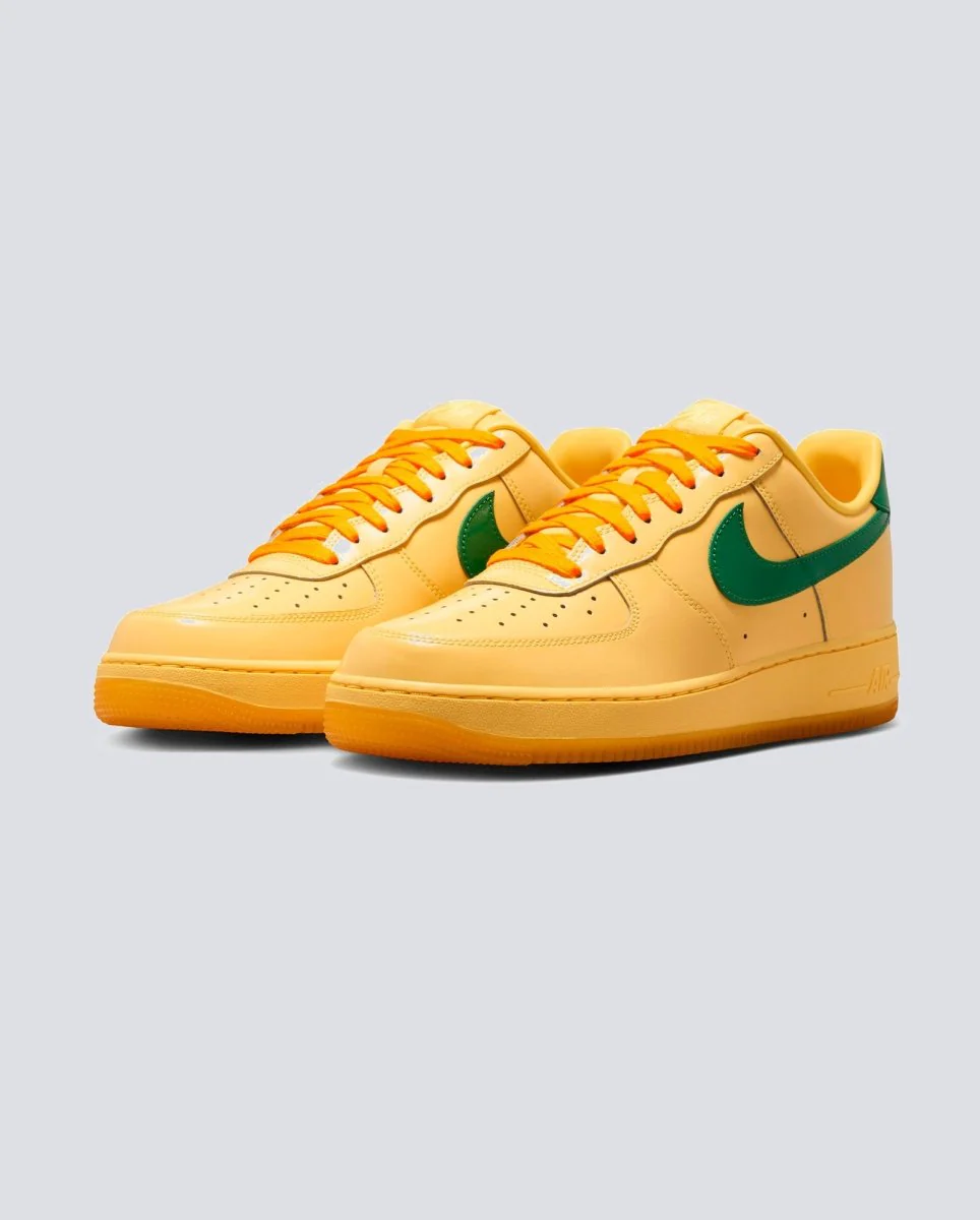 Nike Air Force 1 Low Patente Leather Amarillo Hombre - Image 4