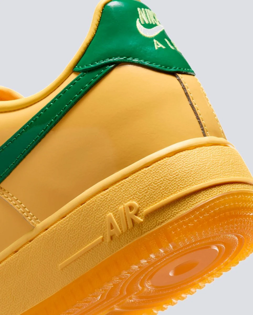 Nike Air Force 1 Low Patente Leather Amarillo Hombre - Image 5