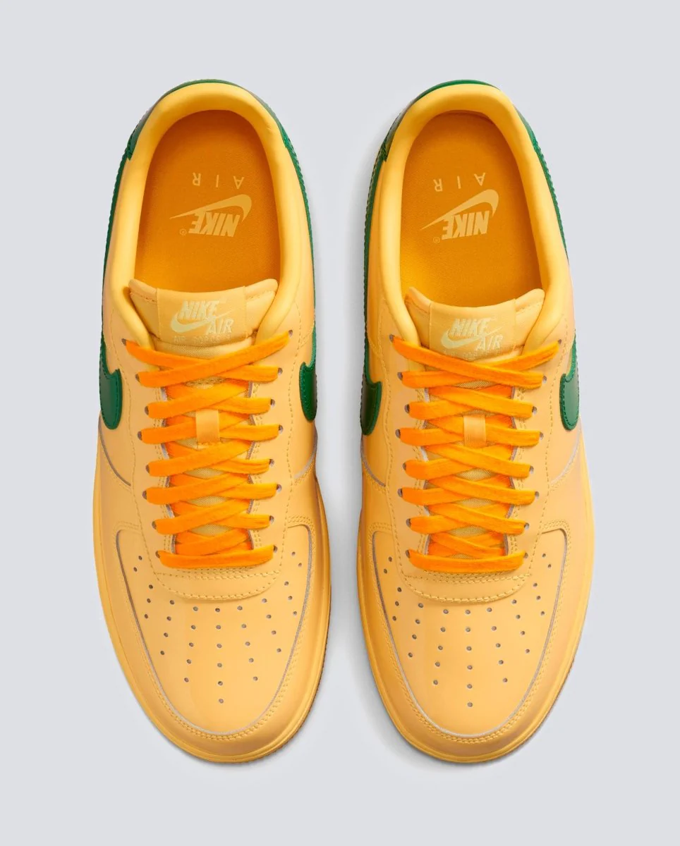 Nike Air Force 1 Low Patente Leather Amarillo Hombre - Image 6