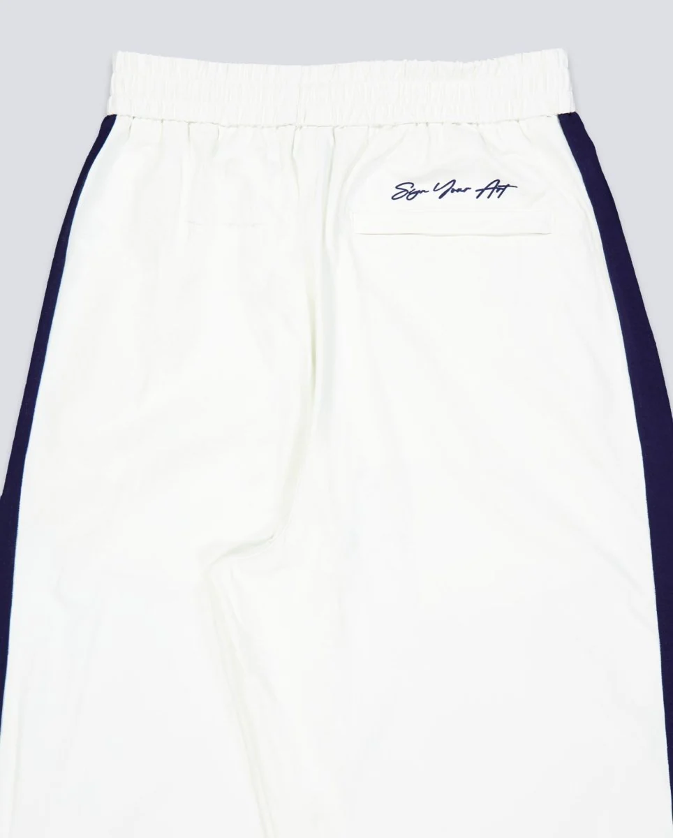Pantalón Coolway Trace de Nylon Blanco Unisex - Image 3