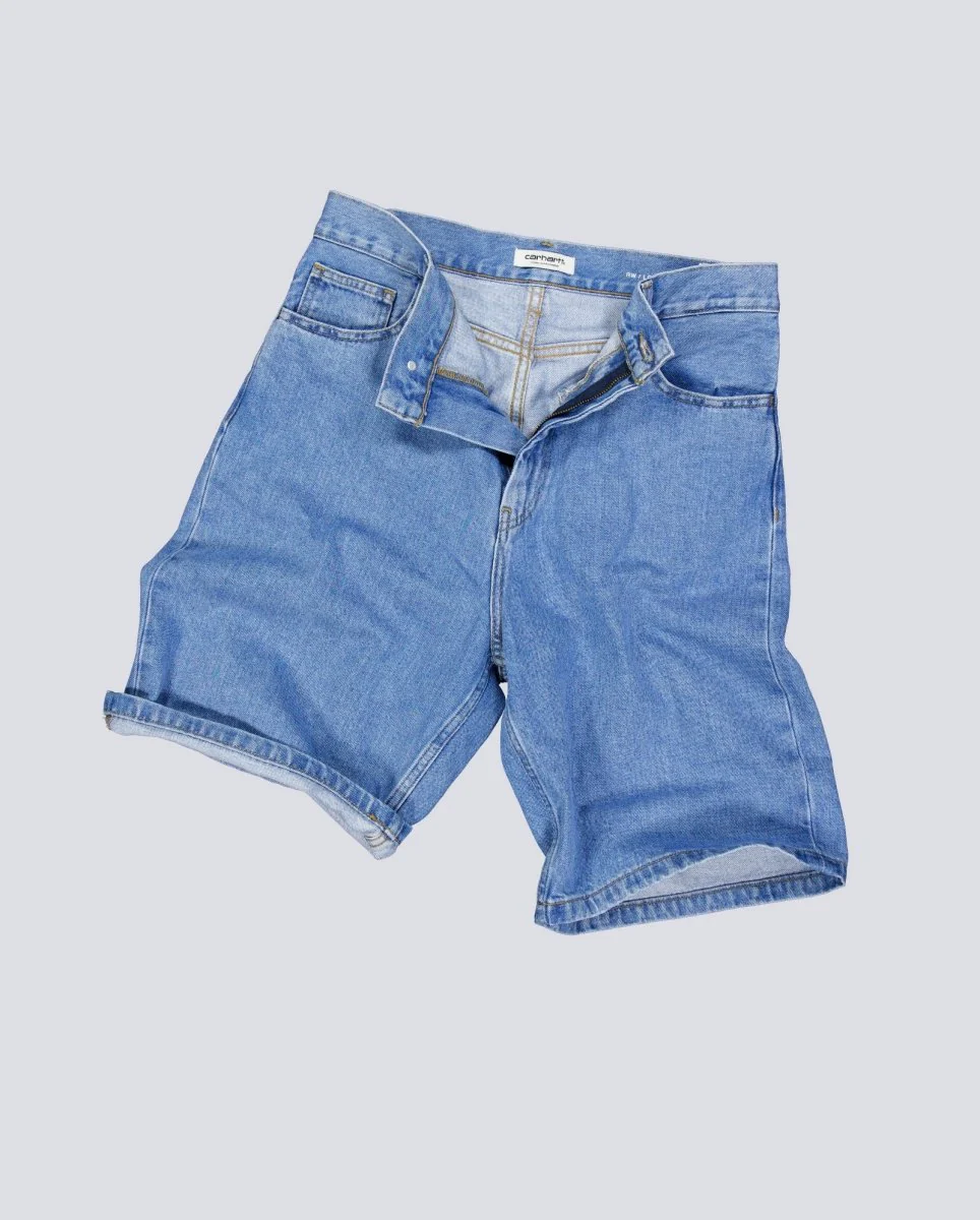 Pantalón Corto Carhartt WIP Brandon Azul Claro Hombre - Image 2