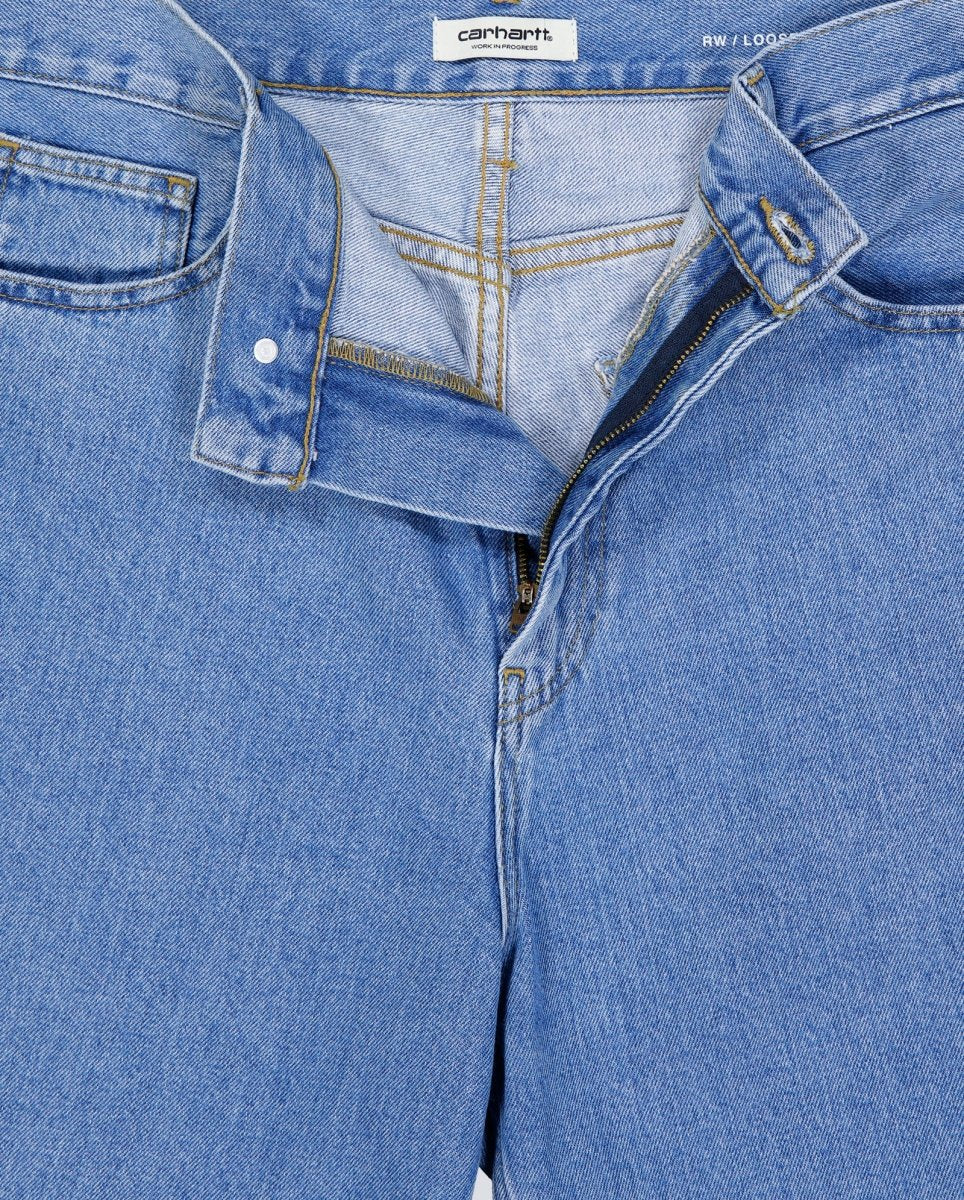 Pantalón Corto Carhartt WIP Brandon Azul Claro Hombre - Image 3