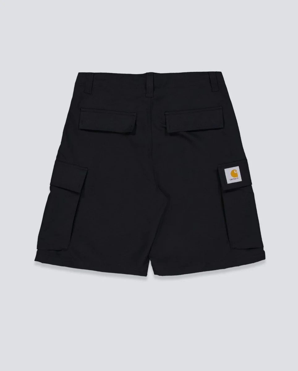 Pantalón Corto Carhartt WIP Kade Cargo Negro Hombre - Image 3