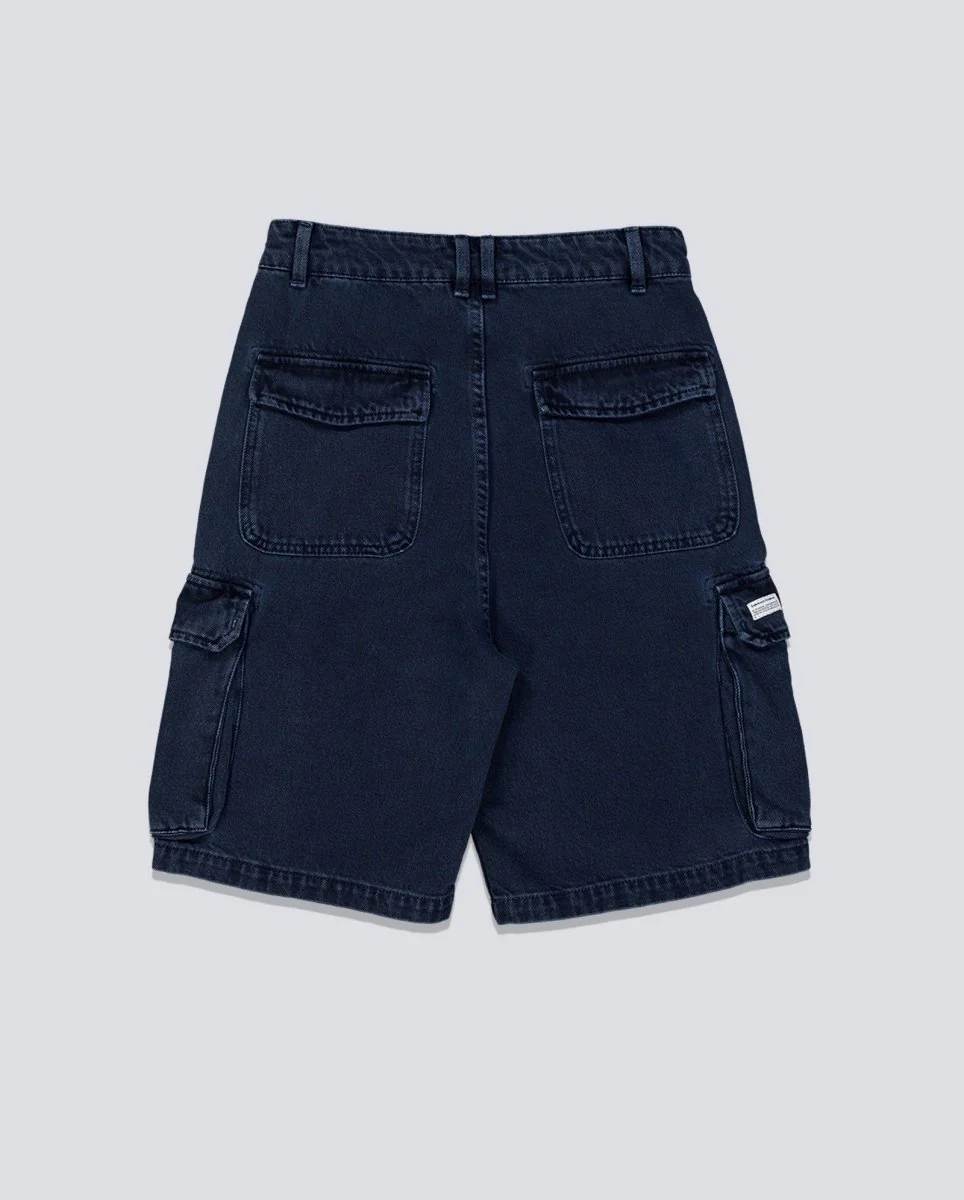 Pantalón Corto Edmmond Studios Cargo Short Azul Hombre - Image 2