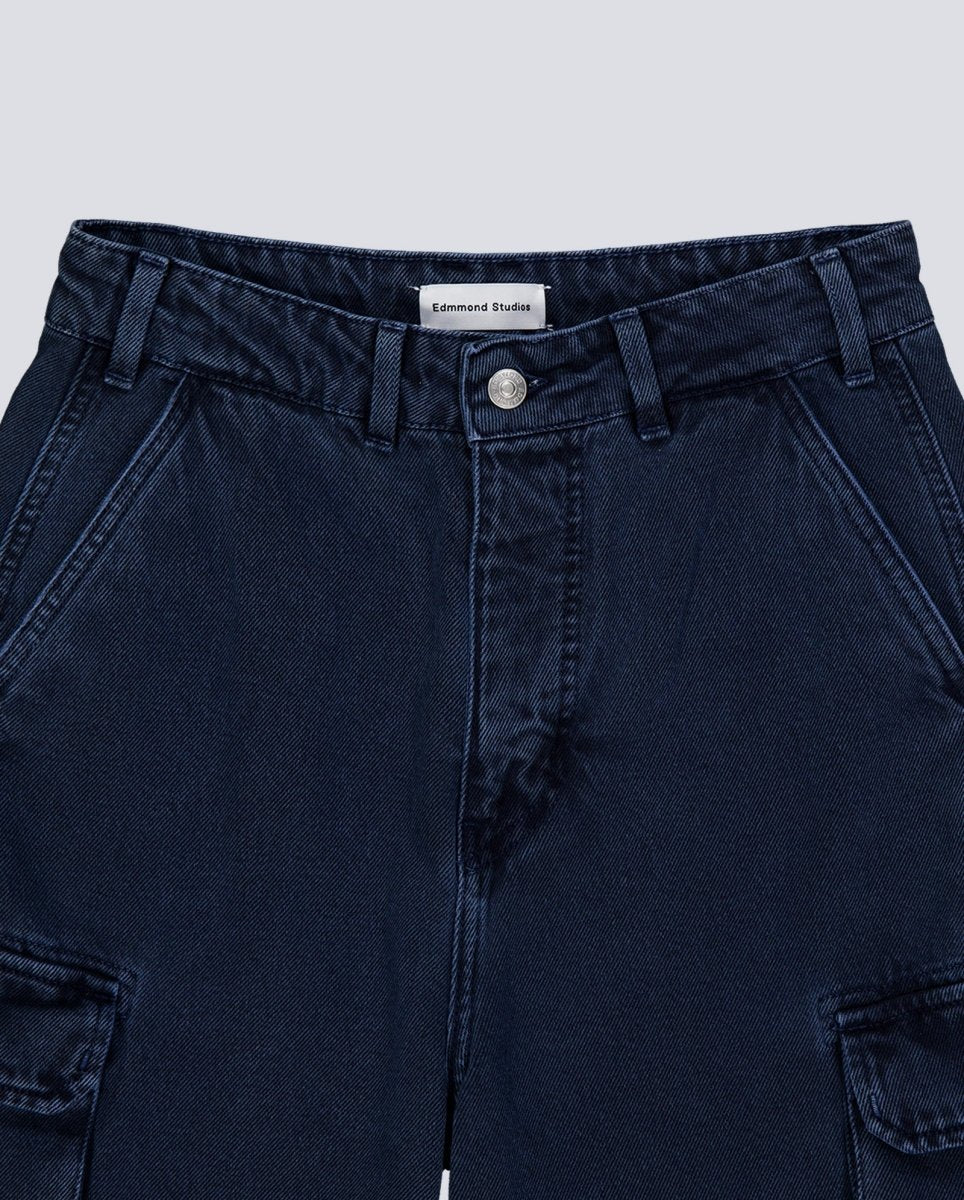 Pantalón Corto Edmmond Studios Cargo Short Azul Hombre - Image 3