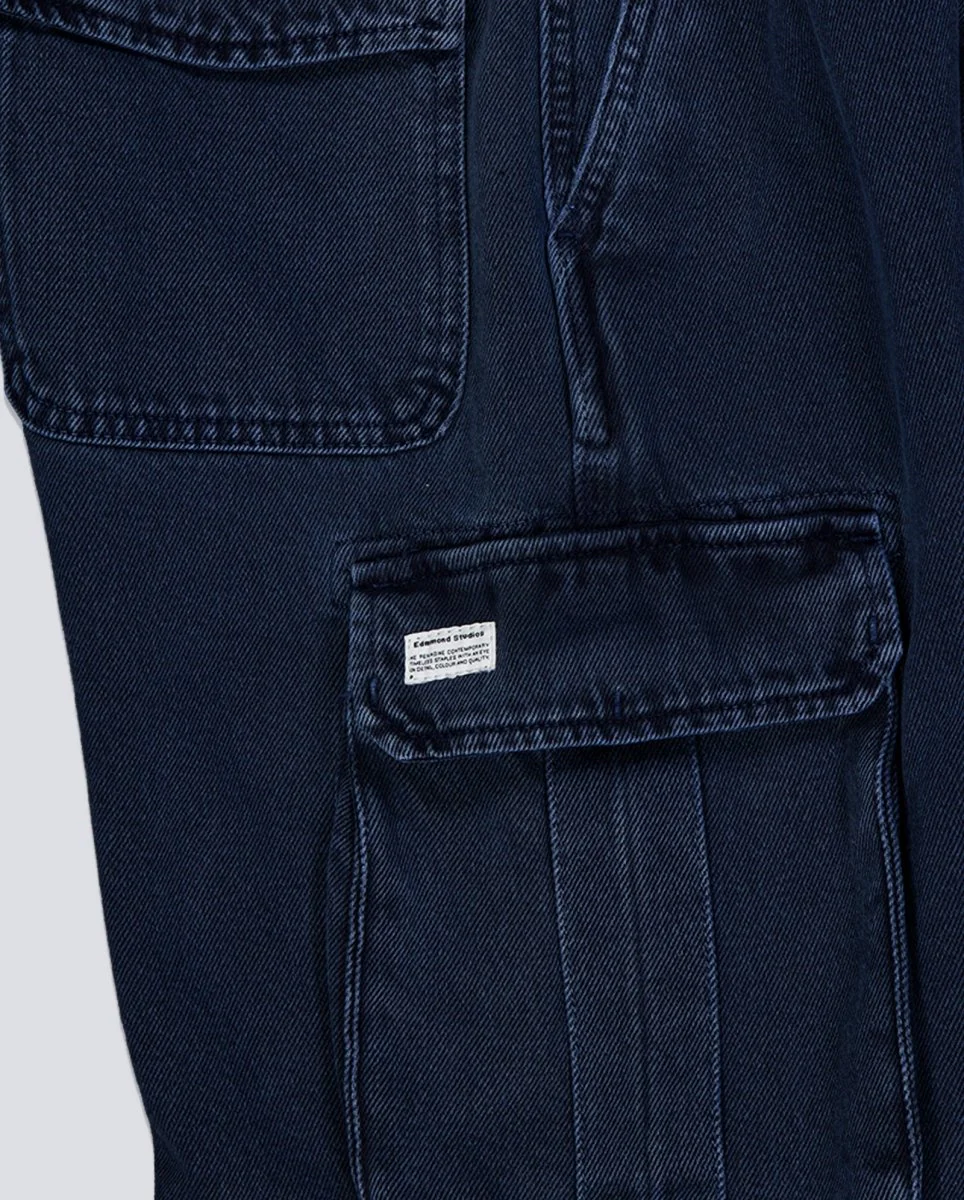 Pantalón Corto Edmmond Studios Cargo Short Azul Hombre - Image 4