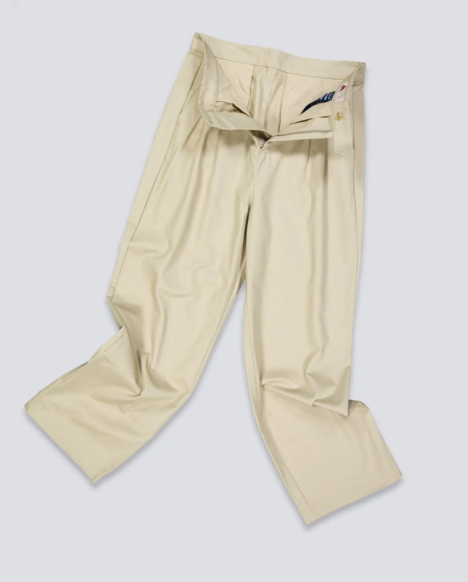 Pantalón Kappa Robe Giovani Brizzu Beige Gris Hombre - Image 2