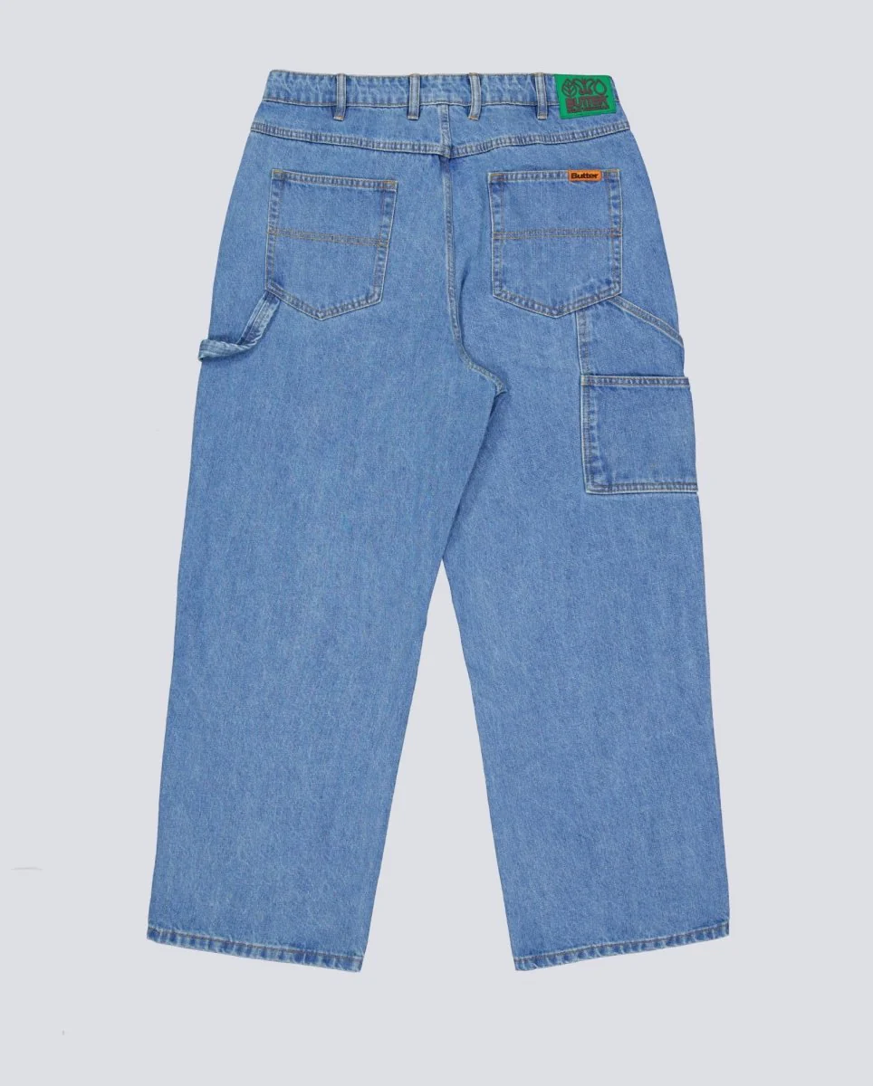 Pantalón Vaquero Butter Goods Weathergear Azul Hombre - Image 3