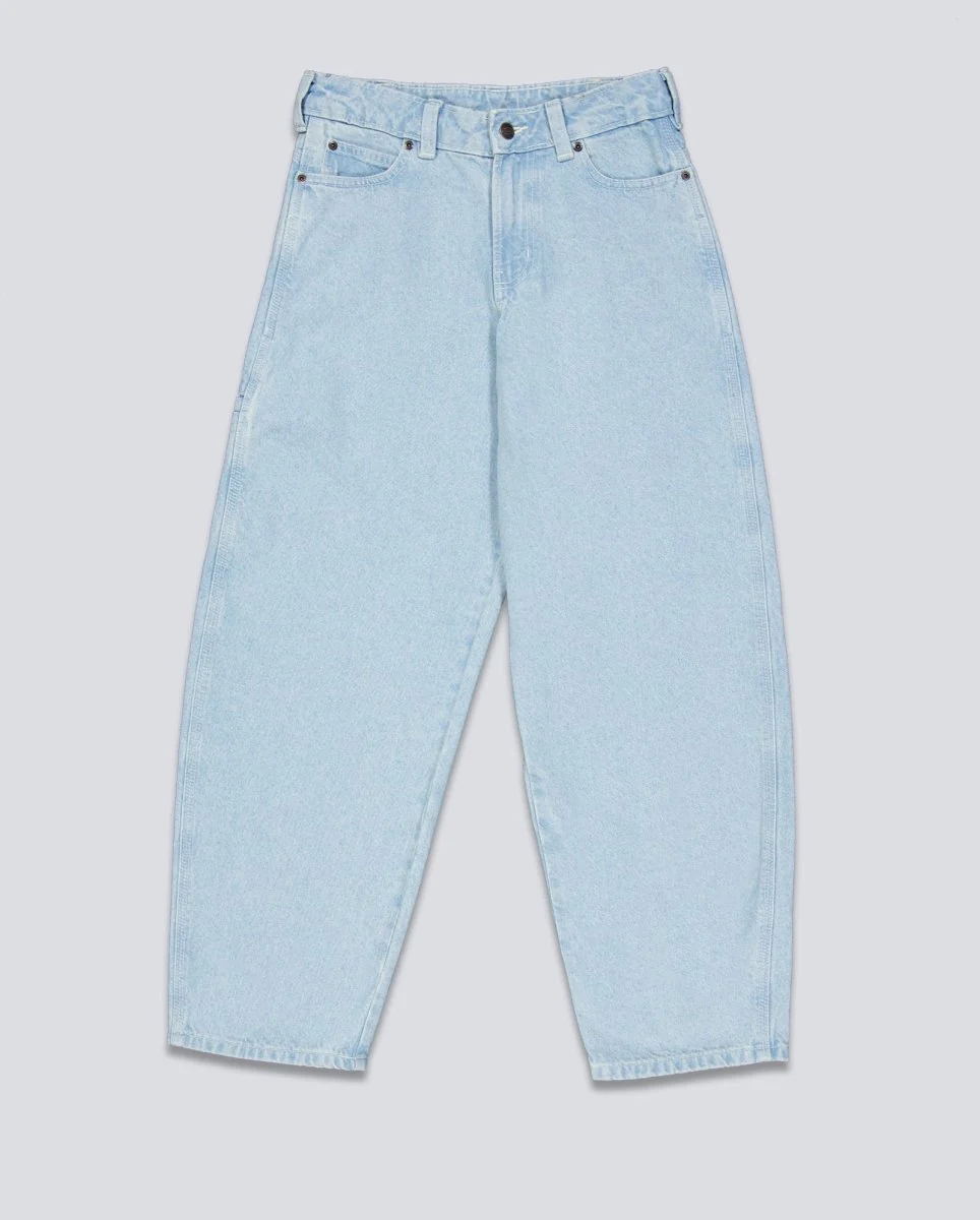 Pantalón Vaquero Dickies 957 Loose Tapered Work Jeans Azul Claro Mujer