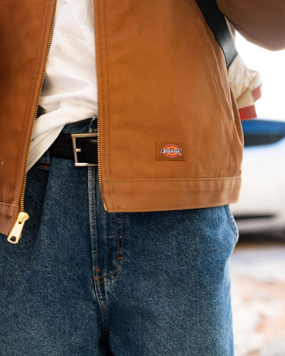 Pantalón Vaquero Dickies Madison Baggy Fit Denim Rinsed Fade Hombre - Image 4