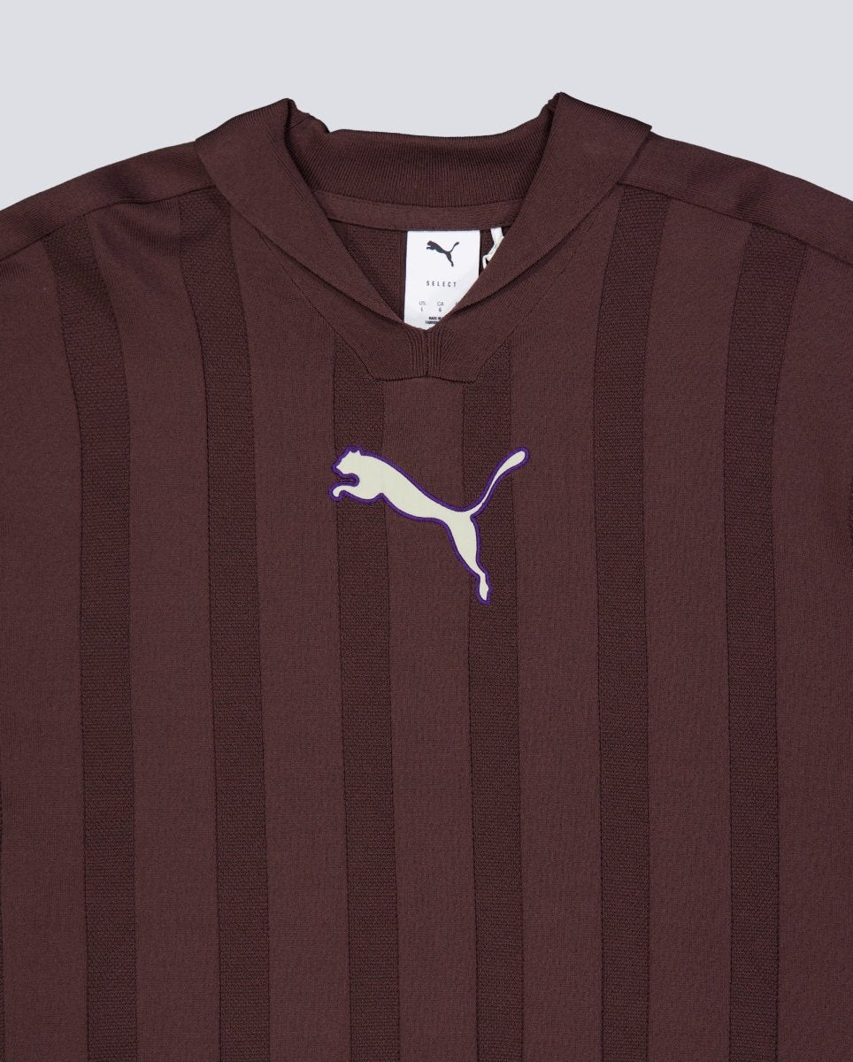 Polo Manga Larga Puma T7 Marrón Unisex - Image 4