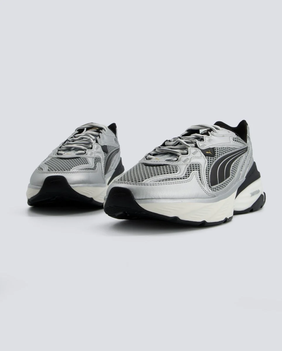 Puma Fade Nitro LS Plata Gris Negro Hombre - Image 2